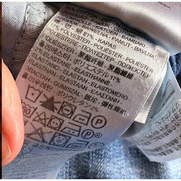 Levi's Curvy 549 Bootcut Denim Blue Jeans CW-2014 Size 12 - Picture 8 of 11